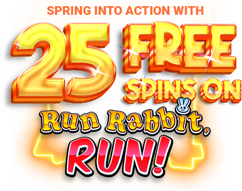 Bella Vegas 25 Free Spins on Run Rabbit, Run